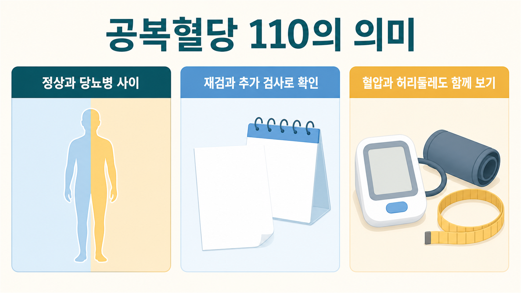 공복혈당 110, 측정 조건과 생활 관리에서 확인할 점