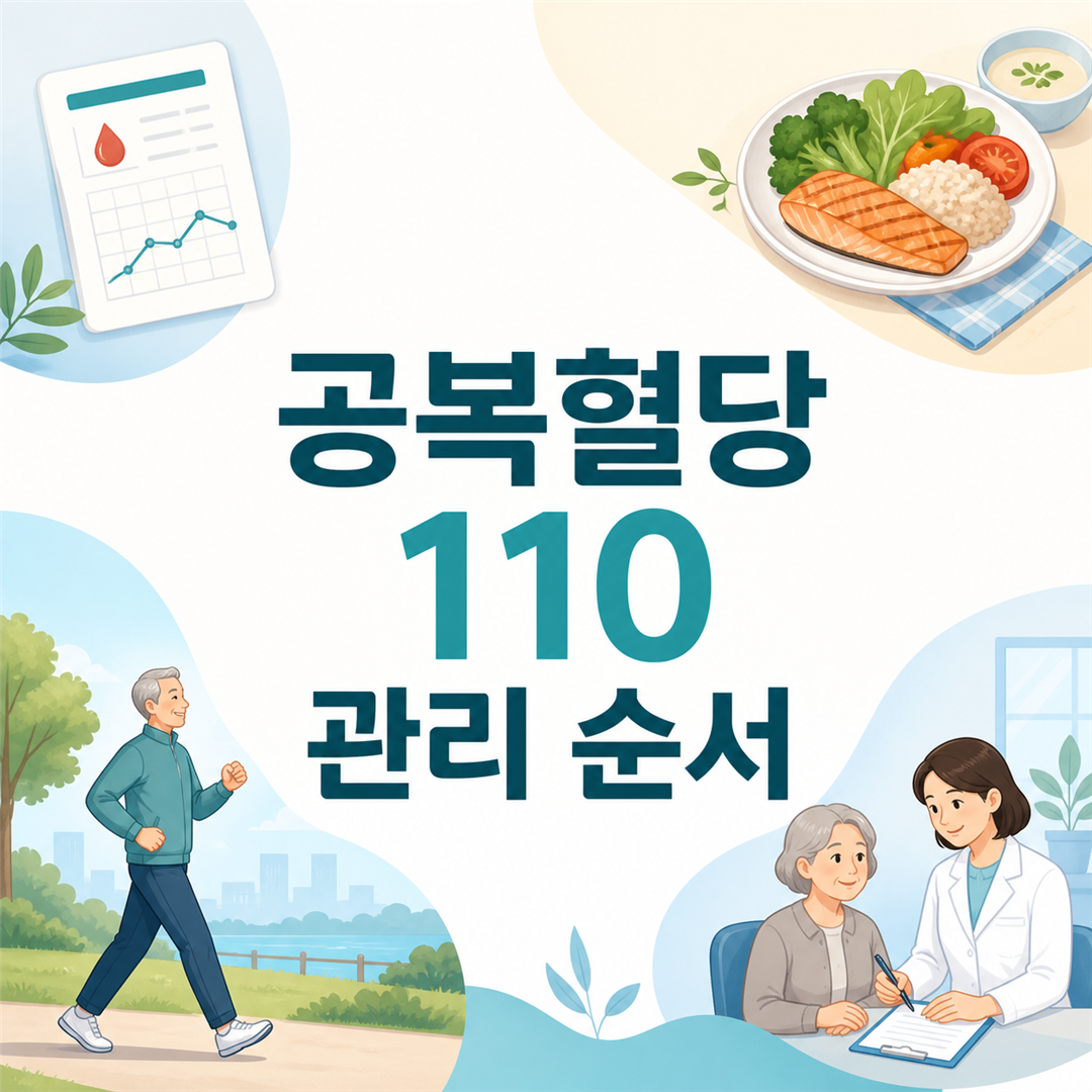 공복혈당 110, 측정 조건과 생활 관리에서 확인할 점