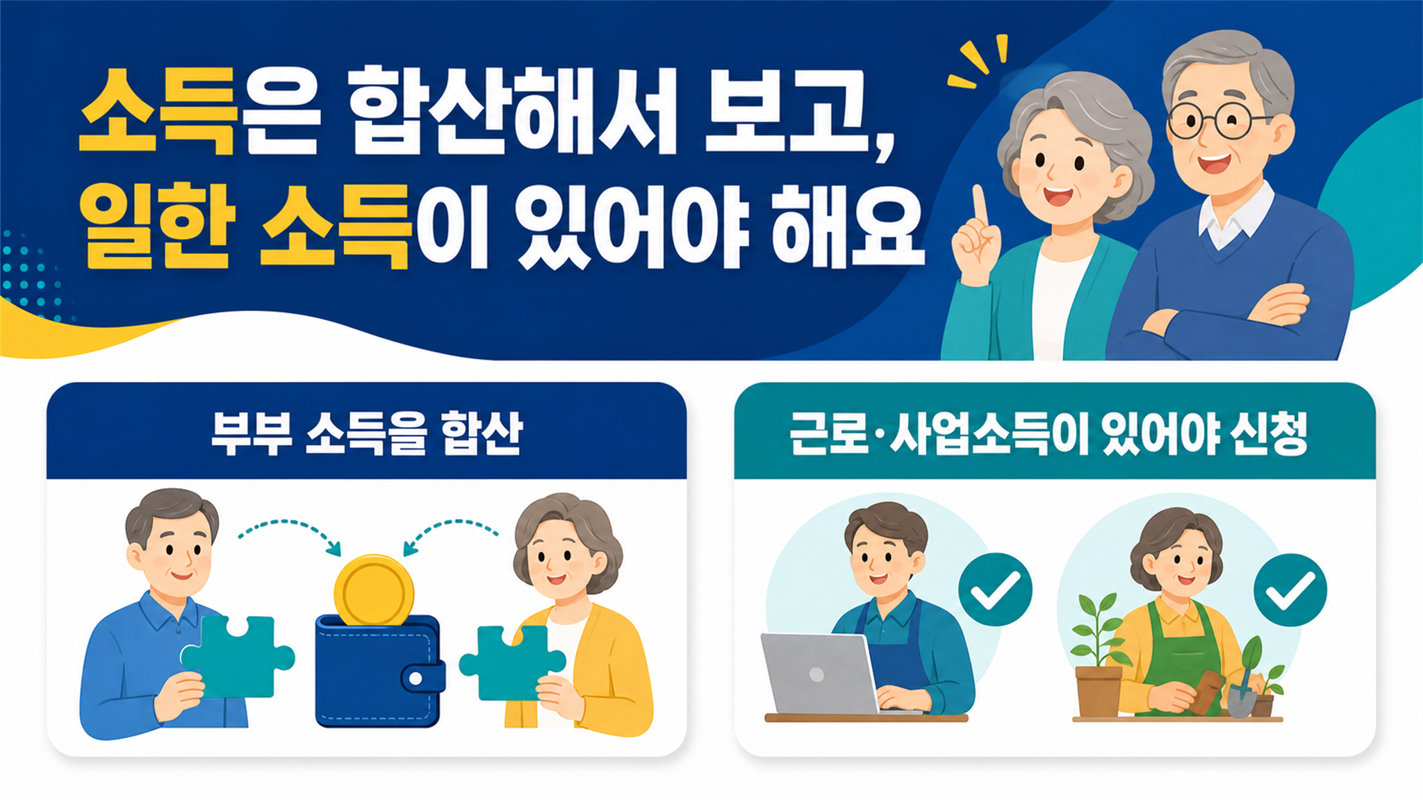 근로장려금 신청자격, 소득·재산·가구 요건 확인하기