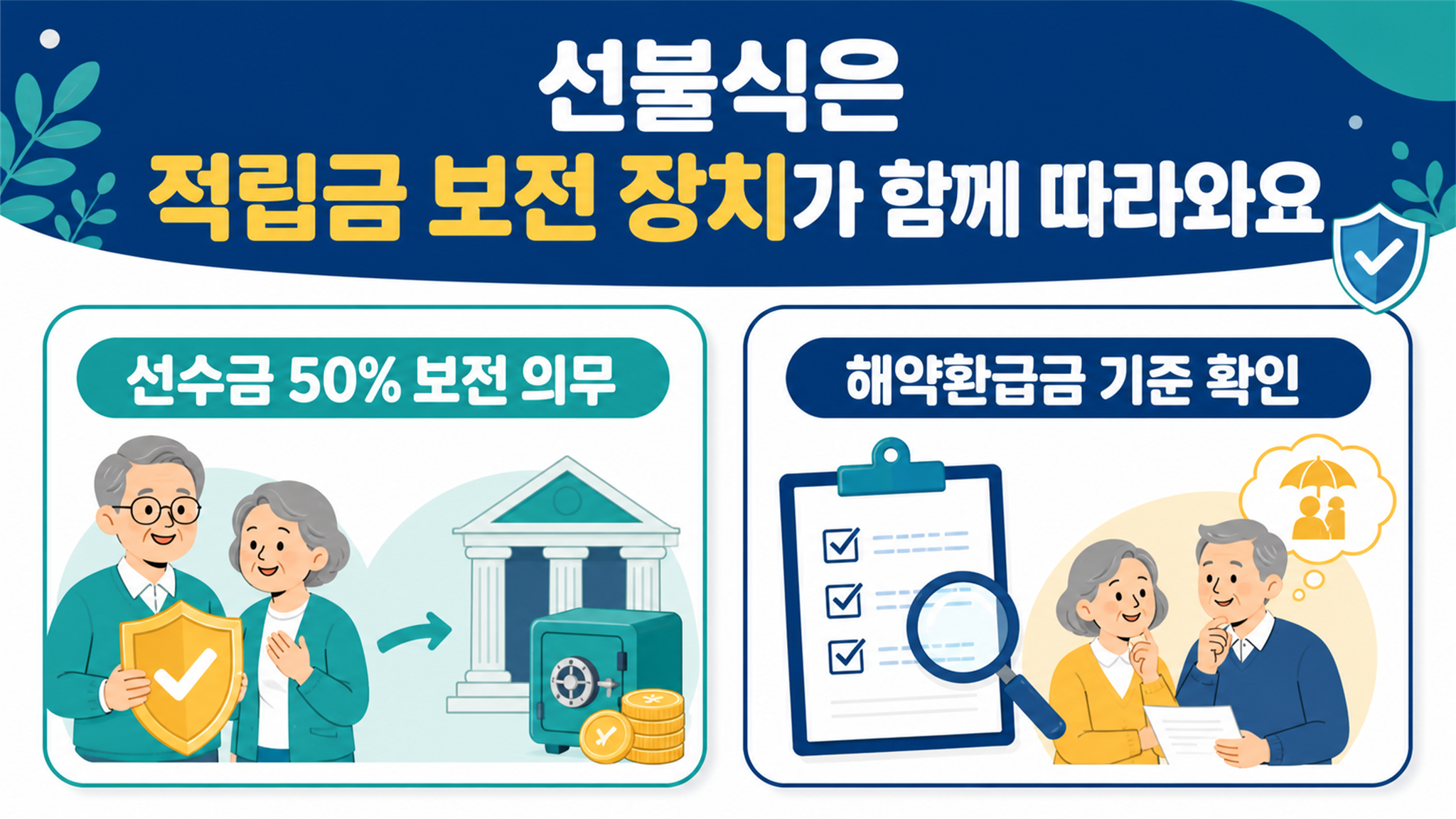 선불상조와 후불상조 차이, 계약·납부 방식별 선택 기준