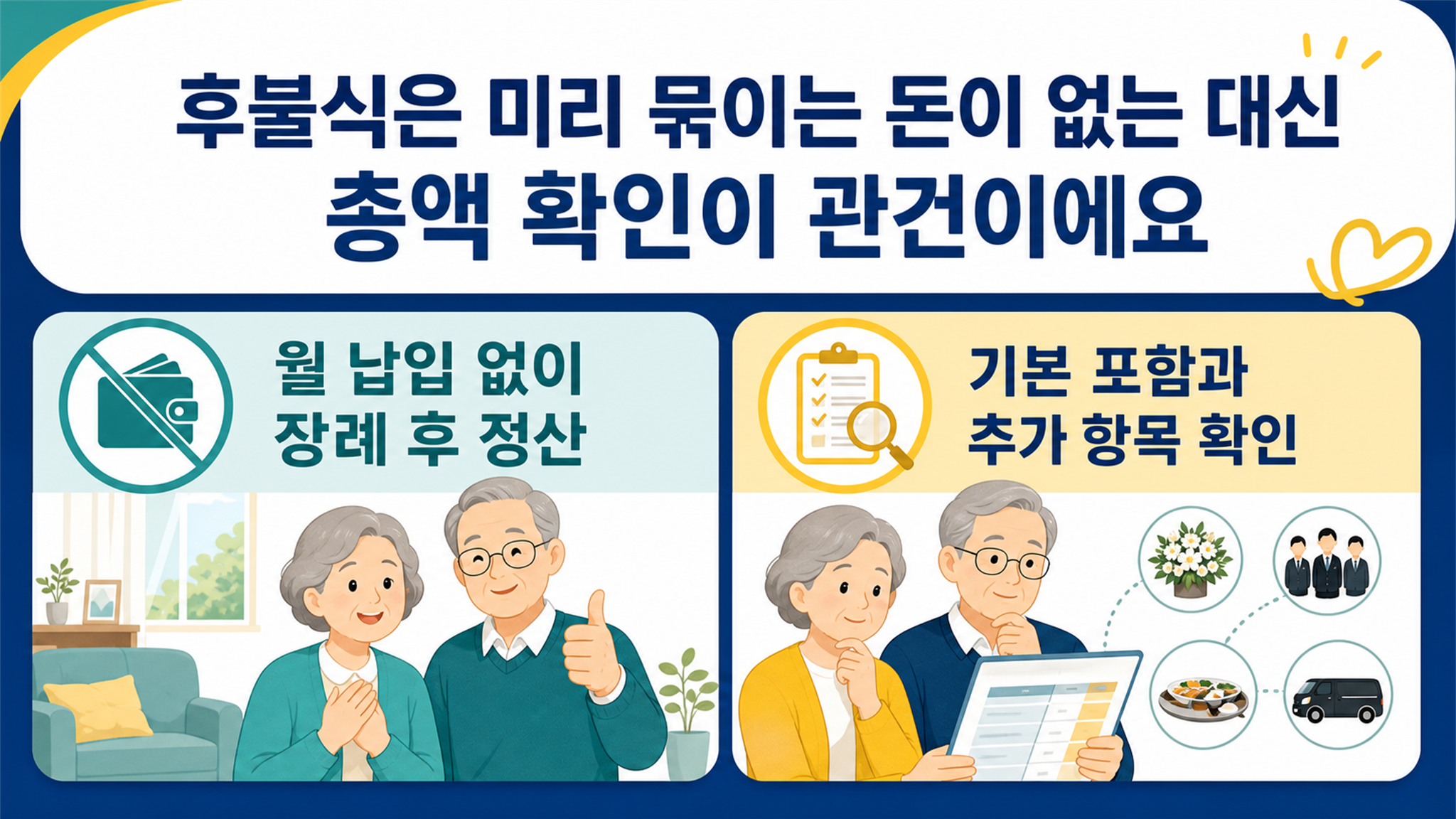선불상조와 후불상조 차이, 계약·납부 방식별 선택 기준