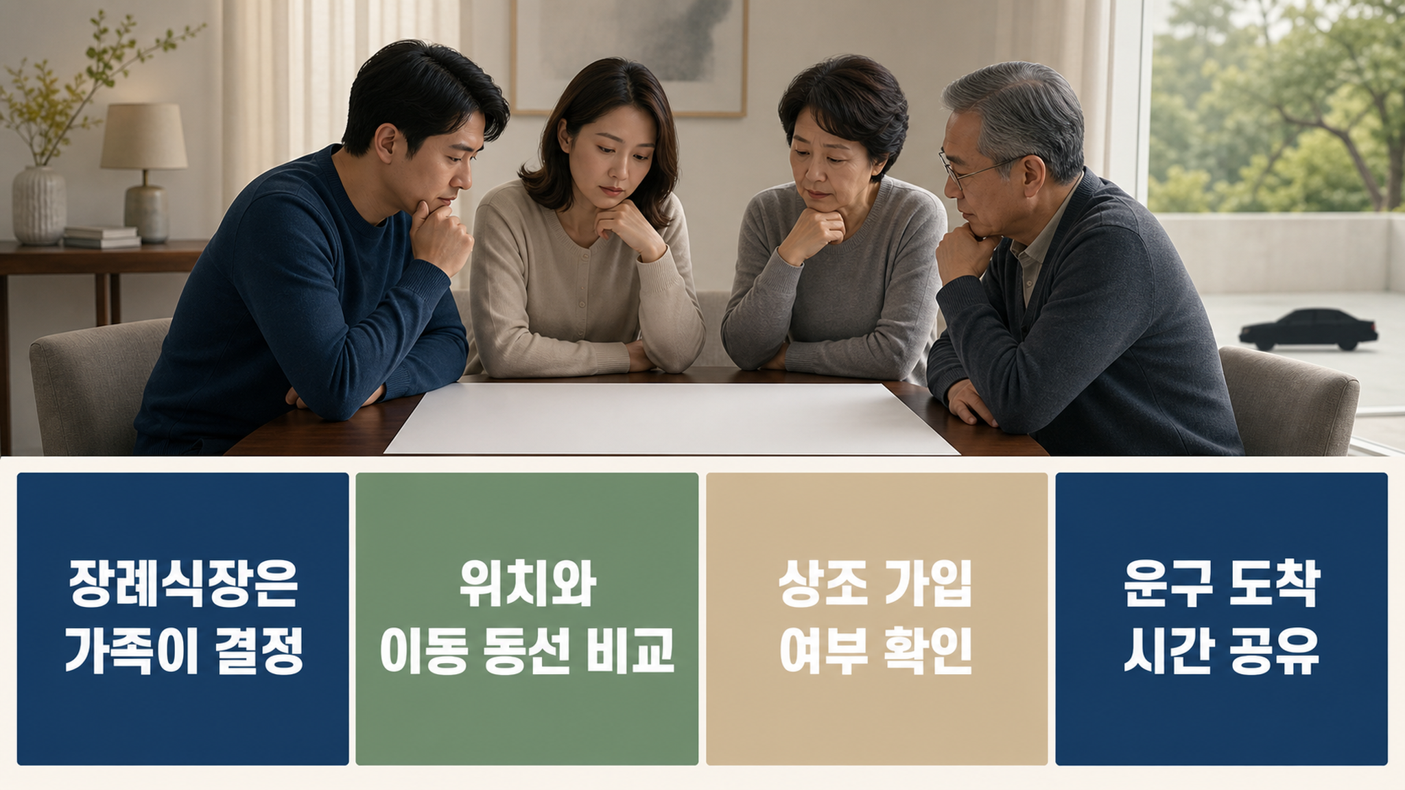 요양원에서 사망했을 때, 확인·이송·장례 준비 순서