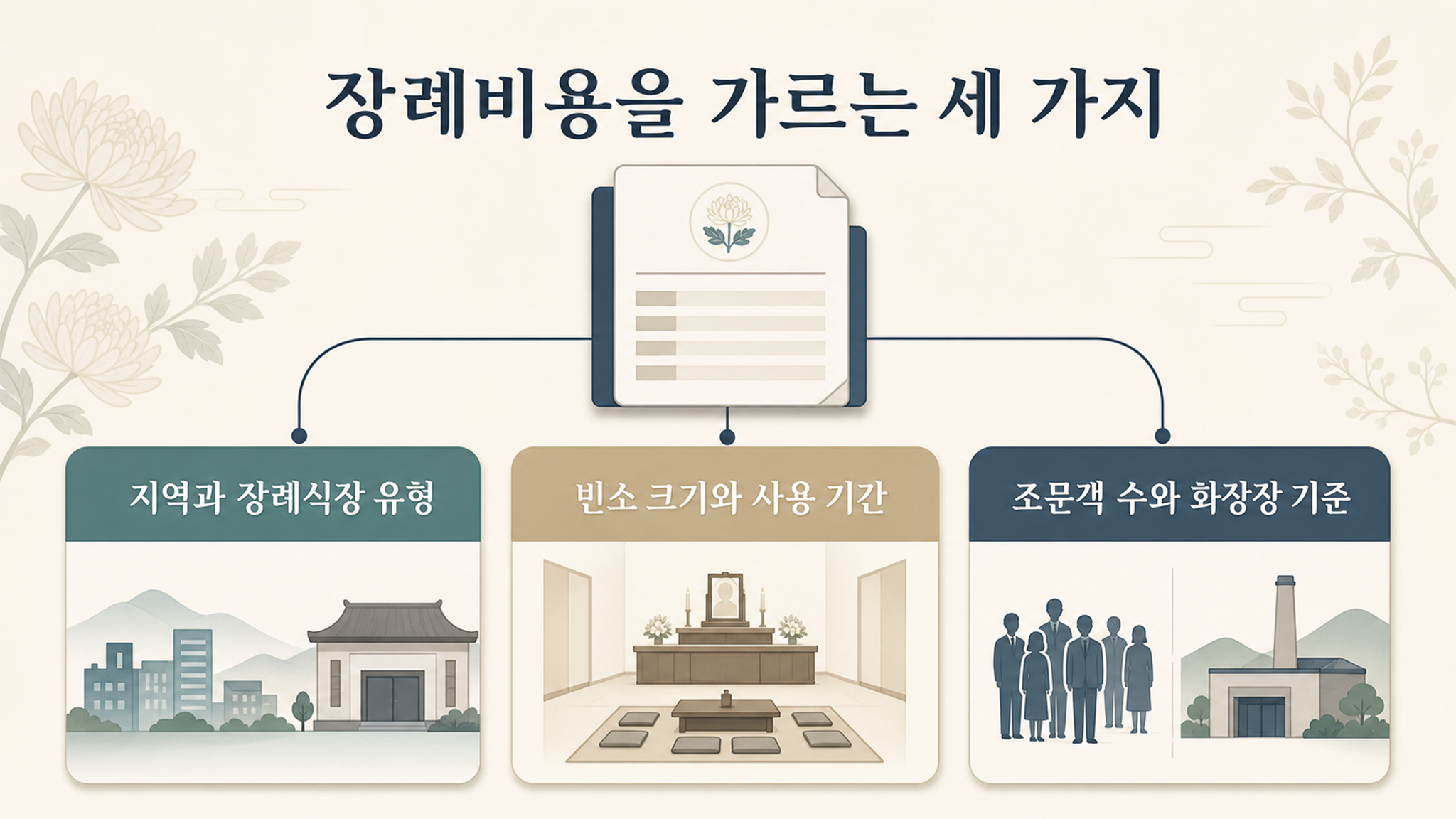 장례비용 평균보다 먼저 볼 항목별 견적과 추가 비용