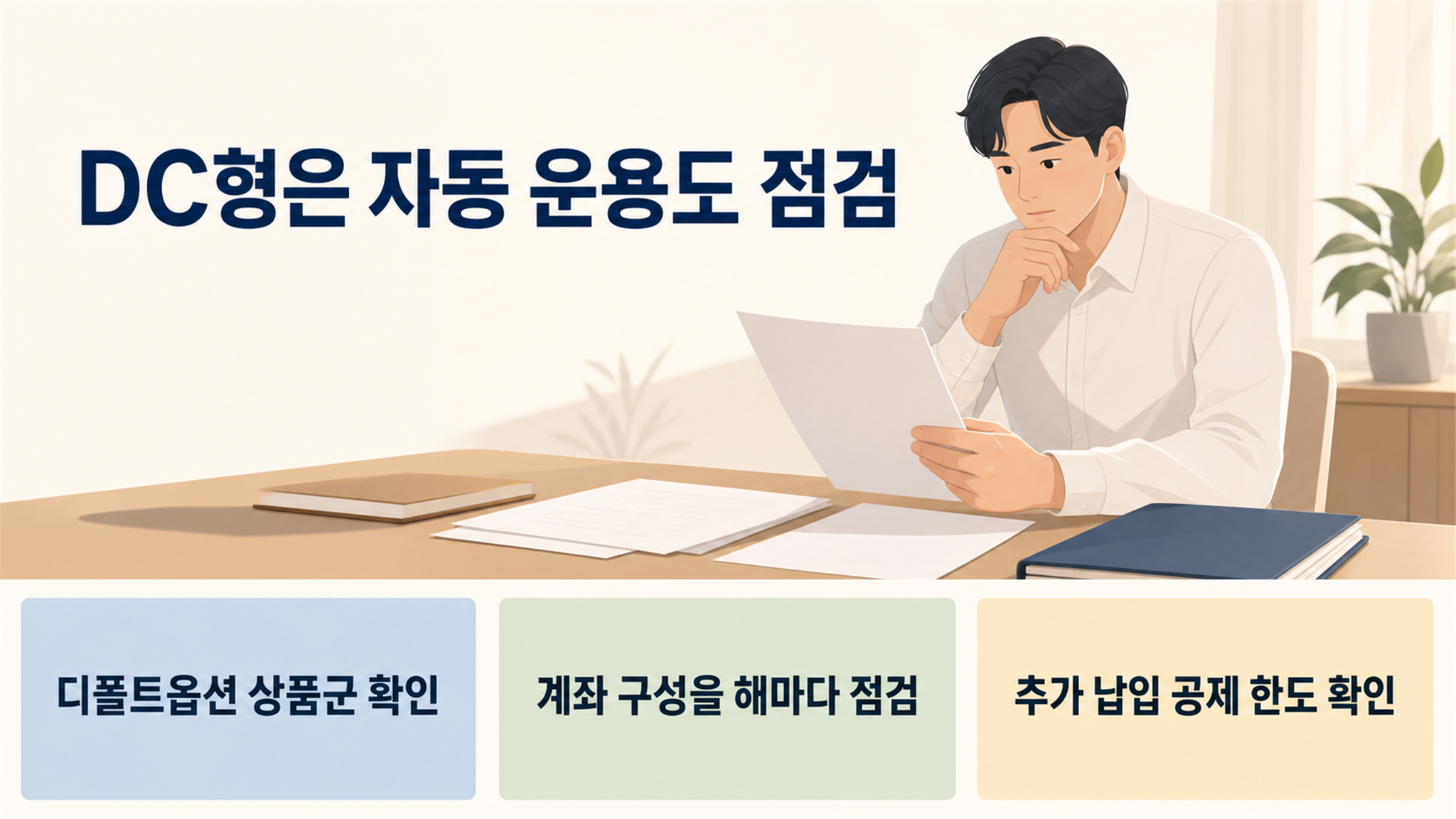퇴직연금 DB형과 DC형 차이, 운용 책임과 수령 기준