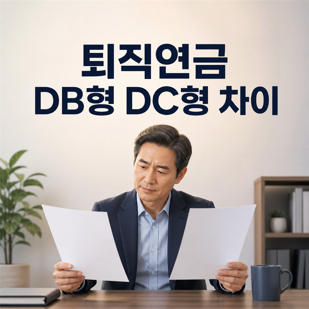 퇴직연금 DB형과 DC형 차이, 운용 책임과 수령 기준