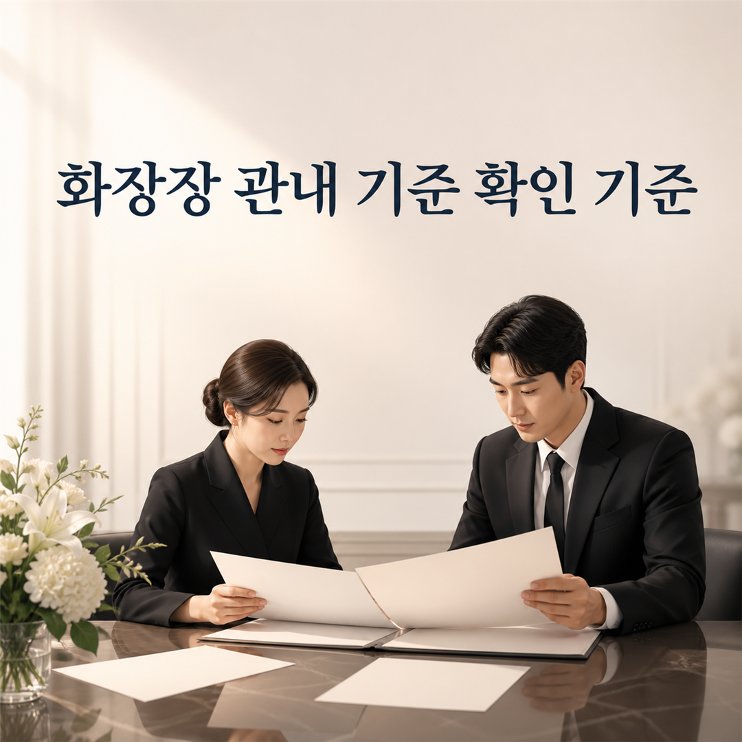 화장장 관내 기준, 주소와 사망지 적용 여부 확인하기