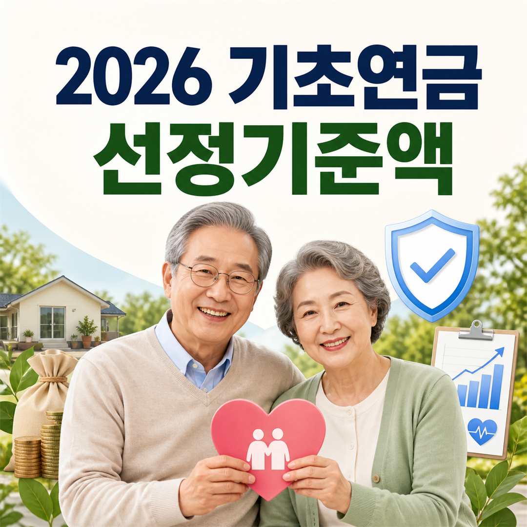 2026 기초연금 선정기준액, 단독·부부가구 기준 살펴보기